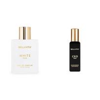 Bella Vita Luxury White Oud Unisex Eau De Parfum CEO MAN Eau De Parfum Office Wear Perfume for Men with long lasting notes of Tonka and Agarwood 20 ML black