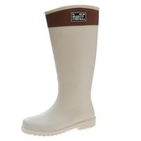 Fashion Knee-High Rain Boots For Lady Anti-Slip Thick Sole Trend Lightweight Soft Rain Shoes Outdoor Waterproof Shoes 36 juoda
