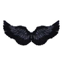 Vaikų angelų sparnai mergaičių princesės kostiumas, reguliuojamas plunksnų fėjos sparnai, cosplay scenos spektaklio rekvizitas Helovino vakarėliams black