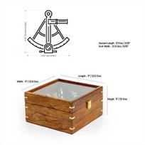 Large Sextant 21cm Marine Navigation Collection Pirate Gift Decor Ideas Nautical Instruments