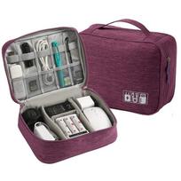 Data Cable Organizer Bag Travel Bag Cosmetic Bag Items Compartmentalized Organizer Bag juoda