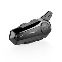 Bluetooth Walkie Motociklas BT-ausinės belaidės ausinės Šalmas Intercom belaidis vidinis telefonas juoda