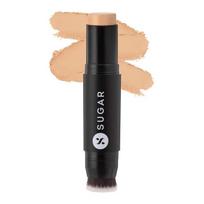 SUGAR Cosmetics Ace Of Face Foundation Stick with In-Built Brush | Lasts 24hrs | Full Coverage Foundation for Women | 12gm - 32 Cortado beige