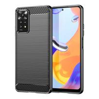 Dėklas Redmi Note 12 Pro 4G dėklui, Bamperis iš silikono ir anglies pluošto, Dėklas Redmi Note 12 Pro 4G Global RedmiNote125G Global raudona