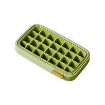Ledo grotelės Ledo kubelių forma Ledo gaminimo indas Ledo laikymo dėžutė One Size beige