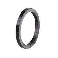 Bicycle Carbon Fiber Washerforksbowlsetshandlebarscarbon Fiber Height Washersbicycle Accessories 3mm gray