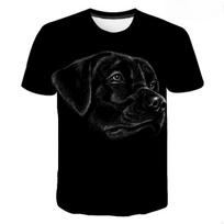 Summer Animal Lion Wolf Cat 3D T Shirt Men Women Children Casual Fashion Streetwear Boy Girl Kids Printed T-shirt Tops Tee S black