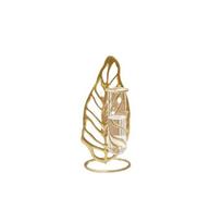 Creative Glass Iron Vase Decoration Desktop Living Room Decor beige