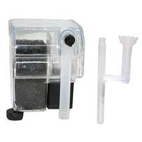 Mini akvariumo žuvų bakas pakabinamas ant išorinio deguonies siurblio vandens filtro One Size gray