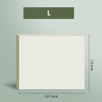 Transparent Waterproof Pet Memo Sticky Note Daily To Do Stationery 100 Sheets 76*76mm white