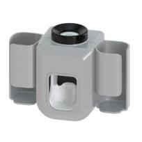 Storing Plastic Useful Punch Free Automatic Toothpaste Squeezer with Toothbrush Holder Toothpaste Holder