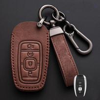 Automobilio rakto dėklas krepšys Lincoln Continental MKC MKZ MKX Navigator Z Nautilus Aviator Corsair 2017 2018 2019 2022 raktų pakabukas For Lincoln ruda