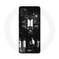 La Coque Maniacase pour Samsung Galaxy A21s bts signature nuit etoilé