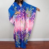 Kaftano spalvos kaklaraištis, laisvalaikio paplūdimio vasaros maxi Cover Up Maxi suknelė, moteriški drabužiai One Size pink