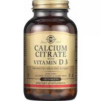 Solgar Kalcio citratas su vitaminu D3 240 Tablets