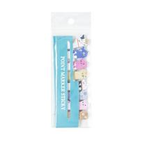 Adorable Crooked-Head Cat Mini Cartoon Animal Sticky Notes - Set of N, 12g Cat 240 white
