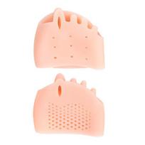 2/4/10 vnt. Pirštų atskyriklis Ortopedinis kojos pirštų tarpiklis Pėdų kamuoliukas Daugkartinio naudojimo pėda 2pcs geltona