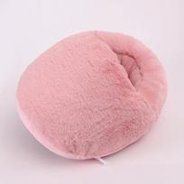 Household USB Foot Warmer, Constant Temperature Heating Pad, Soft Velvet, Washable Winter Foot Heater pink
