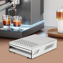 Espresso Knock Box Drawer Espresso Dump Bin Ventilation Holes Modern Accessories sidabras