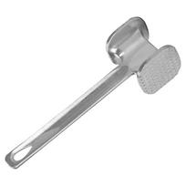 Mėsos minkštinimo plaktukas, 19 cm, buitinis aliuminio lydinio kepsnys, metalinis plaktukas, virtuvės įrankis, tvirtas, patvarus dvipusis minkštiklis