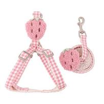 Pet Chest Strap Fruit Series Anti-escape Breathable Pet Harness Traction Rope Kit Pet Supplies žalia