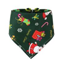 New Printing Bibs Towel Pet Costume Pet Bandana Triangle Scarf Animals Collar black