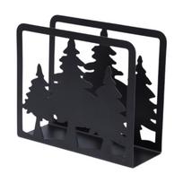 Kalėdinė servetėlių laikiklio stovas Laisvai pastatomas Juodas Universalus 4,7x1,6x4 colio black