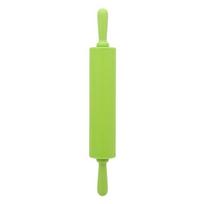 Non-stick Silicone Food Grade Rolling Pin Fondant Rolling Pin DIY Kitchen Tools Dumpling Roller Cake Bakeware Tools 30x4.2cm žalia