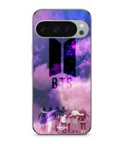 Phone Case - MANIACASE - Google Pixel 9 Pro - Soft - Black - BTS Logo juoda