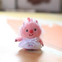 Animacinis Loopys Mielas galvos apdangalas Pliušinės lėlės Pakabukas Kawaii Anime Kuprinės Pakabukas Maišelio Minkštas Paminkštintas Pliušinis Raktų pakabukas Mergaičių Širdies Dovanos