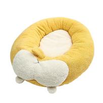50/60/70cm,Corgi Shaped Bed for Dog Cat,Soft Pet Kennel,Cute Cat Nest,Dogs Basket Sofa,Puppy Sleeping Mat,Pet Accessories S 50X40X15CM beige
