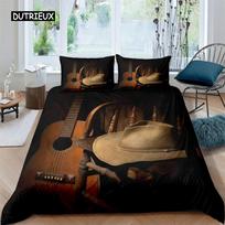 Western Cowboy Duvet Cover Rodeo Cowboy Riding Bull Horse Bedding Set Full For Boys Teen Microfiber Farmhouse Style Quilt Cover EU single(135x200cm)
