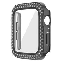 Deimantinis blizgus grūdintas stiklas Ekrano apsauga Apple Watch Series 10 46Mm 42Mm Ultra 3 2 Se 9 8 7 49Mm 45Mm 41Mm 40Mm 44Mm Apsaugos priedai 49mm juoda