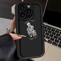 Telefono dėklas, skirtas iPhone 11 13 12 14 15 16 Pro Max 7 8 Plus XR XS Max Samsung A55 S24 S23 A02S Redmi 9 13C 9A 10 A3 OPPO A15S A16 A17 A18 A38 A53 A54 A31 SamSung M40S juoda