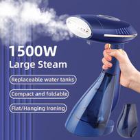 Nešiojamas rankinis sulankstomas lygintuvas, šlapio ir sauso lyginimo mašina, 1500 W didelės galios rankinis garintuvas, 168 ml ir 288 ml didelės talpos nuimamas vandens bakas