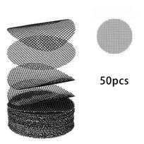 50/100Pcs Flower Pot Hole Mesh Pad Breathable Bonsai Mesh Drainage Screens Bonsai Pot Bottom Grid Mat Drainage Mesh Hole Screen 50PCS 2.5*2.5cm