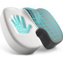 Ergonomiška atminties putų biuro pagalvėlė, pagalvėlė nuo hemorojaus, kėdės pagalvėlė, sėdimo darbo artefaktas, studento sėdimoji pagalvėlė blue