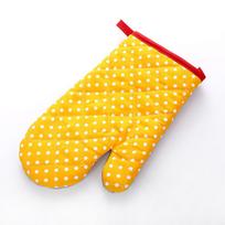 Household Thickened Microwave Oven Oven Insulated Gloves Creative Kitchen Non-Slip Heat-Resistant Anti-Scald Baking Gloves yellow
