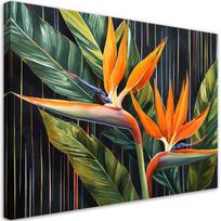 Canvas print, Leaves Plants Botany 60x40 žalia