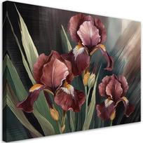 Canvas print, Flowers Plants Botany 60x40 raudona