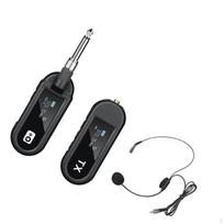 Ear Hanging Mic Headworn Adjustable Lightweight Speaker Microphone for Stage Performance Black