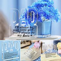 Acrylic Desktop Decoration Signs, Home Decoration, Friendship Decoration, Family Gatherings One Size gray