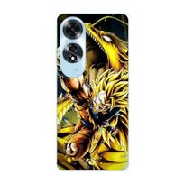 Case for Oppo A60 Son Goku Super Saiyan SSJ3 Attack Point Dragon Maniacase juoda
