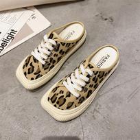 Woman Slippers Job Summer Mules Slides Outside Sandals Black Rubber Shoes for Women 2024 Low Heel Height Natural Skin F Non Slip 35
