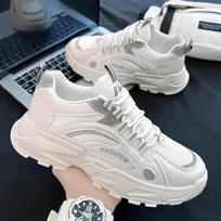 Vyriški saugos batai Nauji 2024 dizainerio storu padu tinkliniai kvėpuojantys laisvalaikio sportbačiai Padangų bako batai Zapatillas De Deporte 39 smėlis