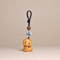 1 vnt. Medžio drožyba Kawaii Zodiako raktų pakabukas Mielas gyvūno krepšio pakabukas Automobilio pakabinama dekoracija Mobilaus telefono grandinėlė Pasidaryk pats priedai as the picture black