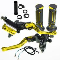 CNC Motorcycle Brake Clutch Pump Lever Hydraulic Master Cylinder Handlebar Grip 7/8  12.7mm piston  lever grip for Honda Yamaha auksas