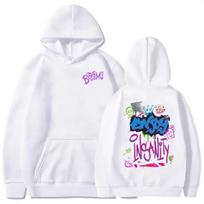 Boom Monkey Cartoon Graphic Hoodies Jinx  Arcane Video Game Funny Long Sleeve Women Hooded Sudaderas Female Pullover Hoodies & Sweatshirts women’s S