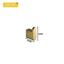 Bathroom Accessories Set Stainless Steel Brushed Gold Towel Rack Towel Ring Toilet Paper Holder Wall-mounted Robe Hook brown