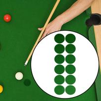 Biliardo padėties žymekliai ir stalo dangos taisymo taškeliai Green 60 mm beige